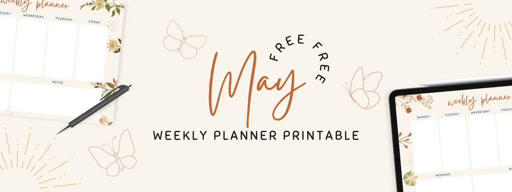 May Weekly Planner Printable
