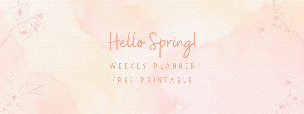 Spring Weekly Planner