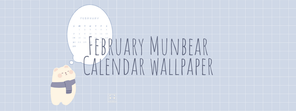 February Calendar Wallpaper by Bymunbear