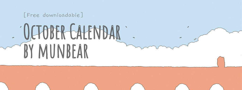 October Calendar By Munbear