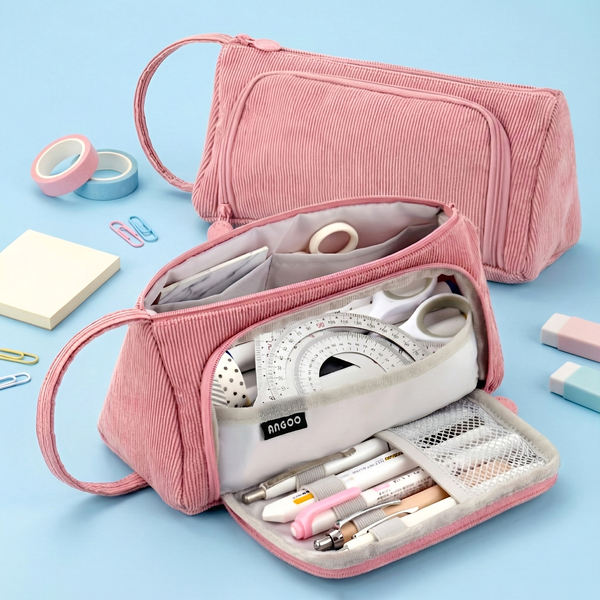 BSNRDX Pencil Case 2 in 1 Soft Silicone, Kawaii, Table Pen Holder, Zipper Closure, Diameter 6.3 BSNRDX Pencil Case 2 in 1 Soft Silicone, Kawaii, Table Pen Holder, Zipper Closure, Diameter 6.3