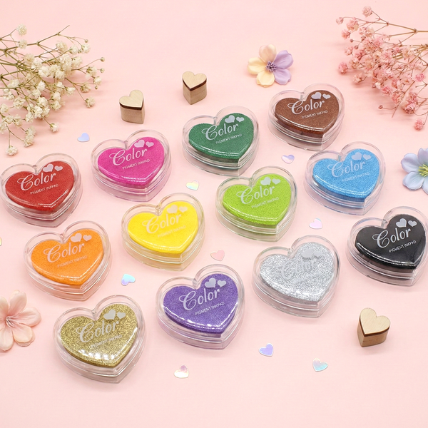 Classic Heart Shaped Ink Pad