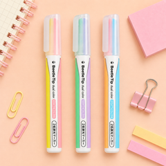 KOKUYO Beetle Tip 2-in-1 Dual Color Highlighter