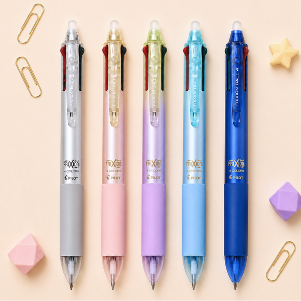 Pilot FriXion Ball 4 Color Erasable Multi Pen - 0.38 mm