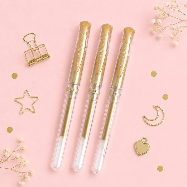 Uni-ball Signo Broad Gel Pen - Gold Ink