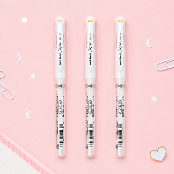 Uni-ball Signo Broad Gel Pen - White Ink