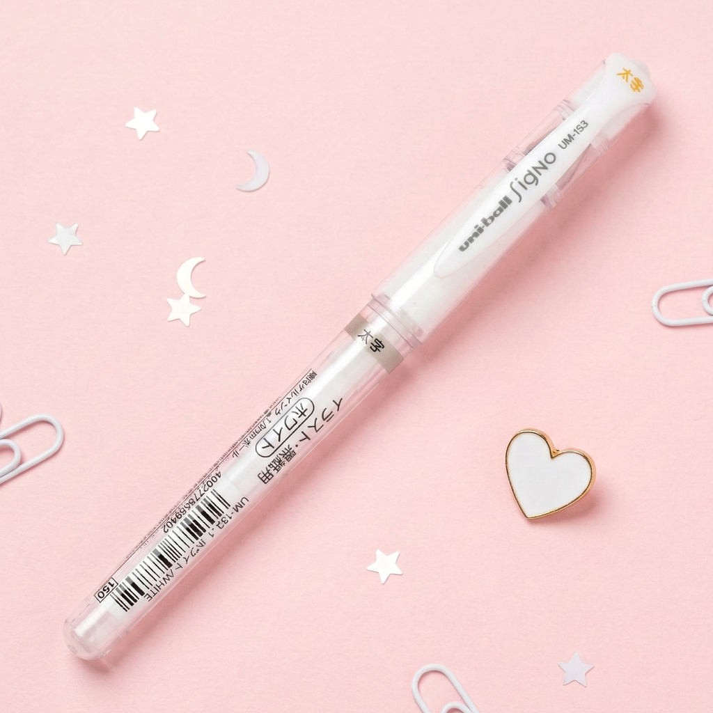 Uni-ball Signo Broad Gel Pen - White Ink