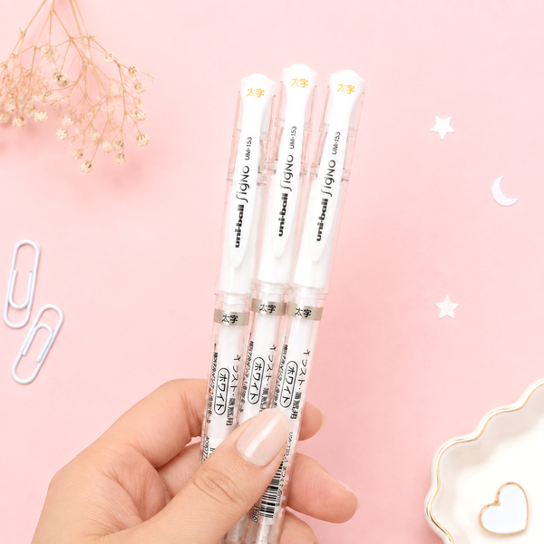 Uni-ball Signo Broad Gel Pen - White Ink