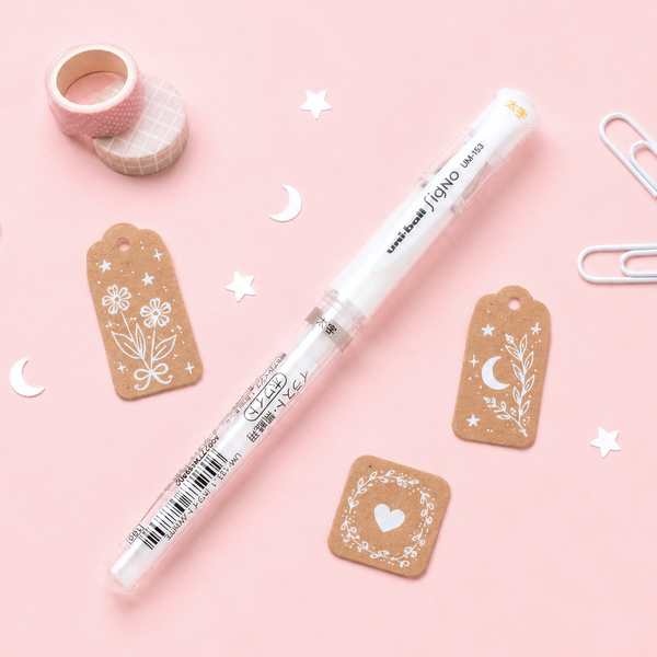 Uni-ball Signo Broad Gel Pen - White Ink