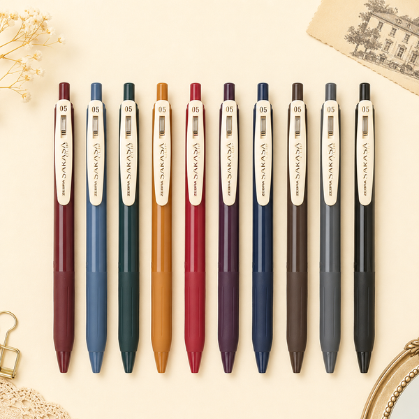 Zebra Sarasa Clip Color Gel Pen - Vintage Colors