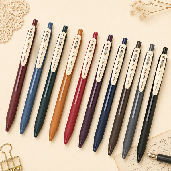 Zebra Sarasa Clip Color Gel Pen - Vintage Colors