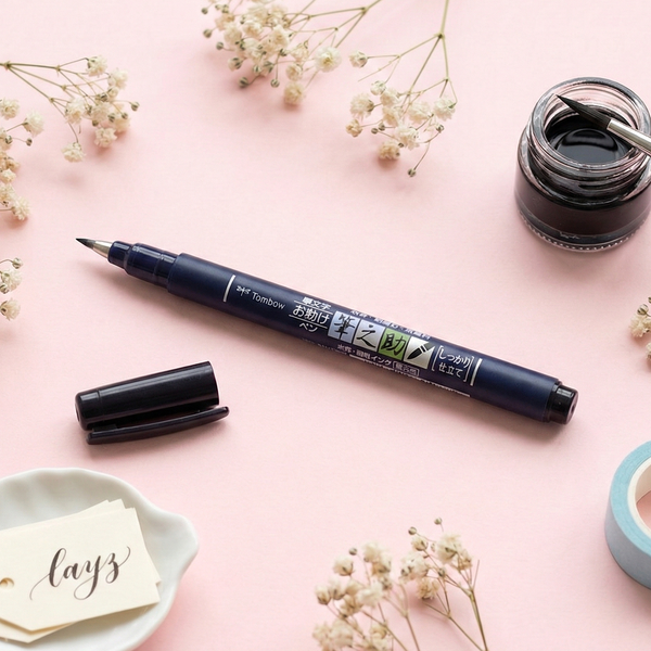 Tombow Fudenosuke Brush Pen - Hard Tip