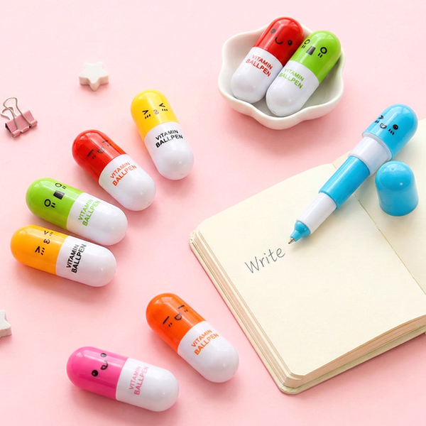 Vitamin Pill Ballpoint Pen
