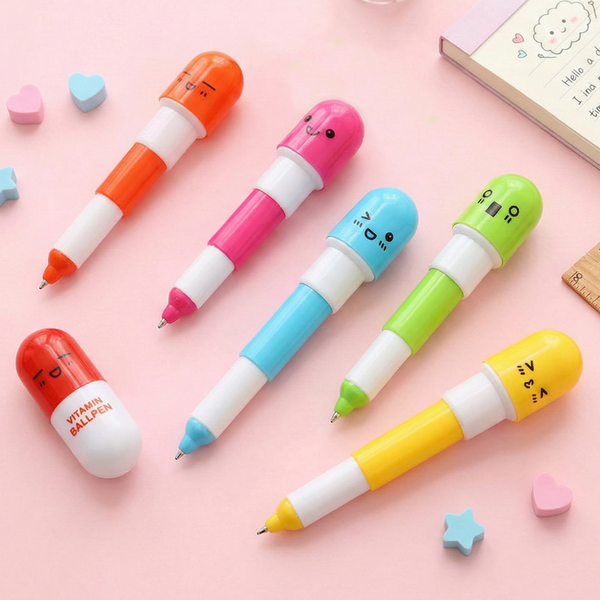 Vitamin Pill Ballpoint Pen