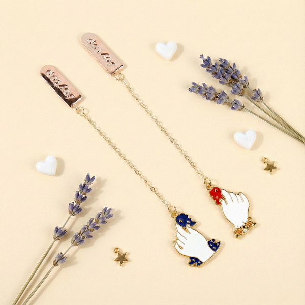 Piece Of My Heart Pendant Bookmark - Set of 2