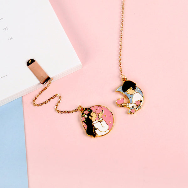 Piece Of My Heart Pendant Bookmark - Set of 2