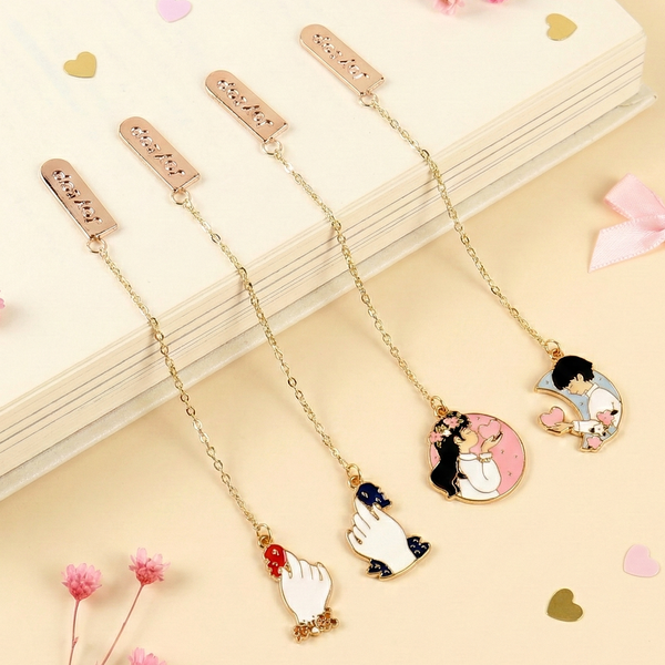 Piece Of My Heart Pendant Bookmark - Set of 2