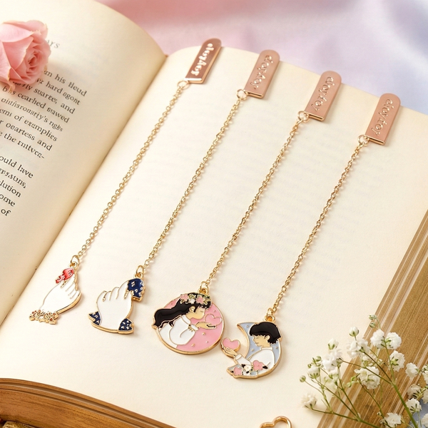 Piece Of My Heart Pendant Bookmark - Set of 2