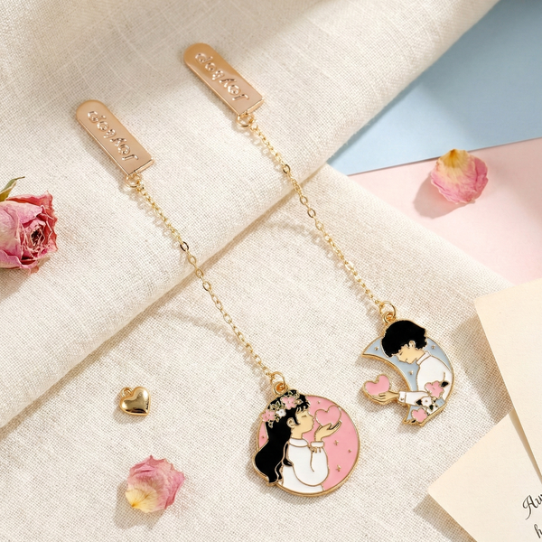 Piece Of My Heart Pendant Bookmark - Set of 2