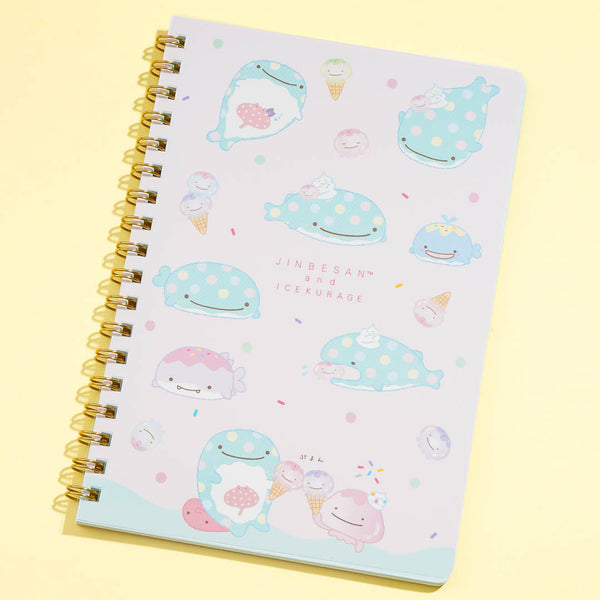 San-x Jinbesan Spiral Notebook - 2 Designs