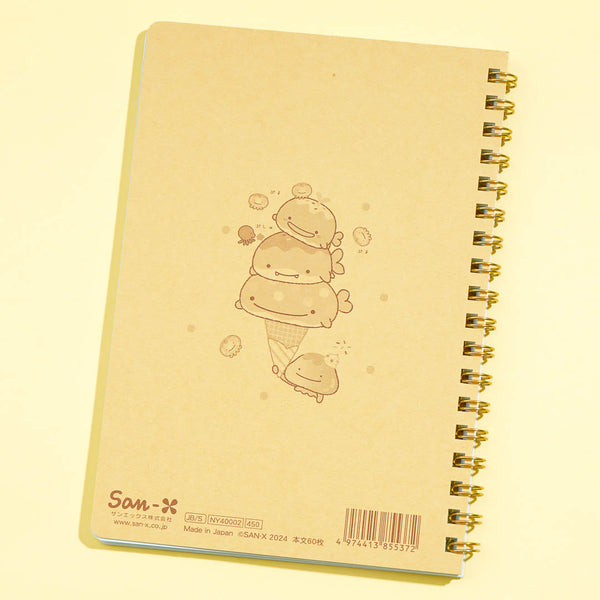 San-x Jinbesan Spiral Notebook - 2 Designs