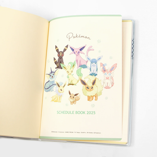 2025 Pokemon Schedule Book - Pocket Monsters & Flowers - ONLY 10 AVAILABLE