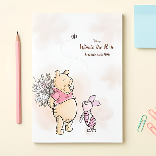 Winnie The Pooh 2026  Schedule Book - Flowers - 5 IN STOCK!