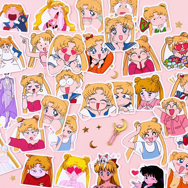 Sailor Moon Stickers - Excited Usagi