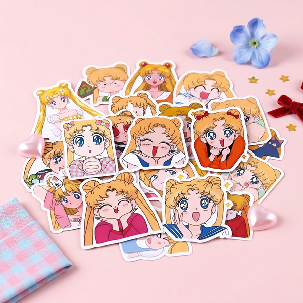 Sailor Moon Stickers - Excited Usagi