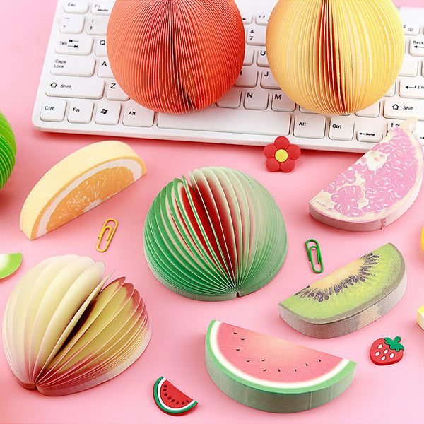 3D Fruit Memo Pad