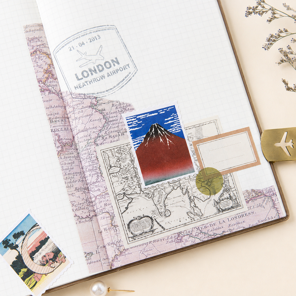 Ukiyo-e Paper Stickers