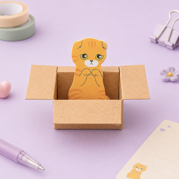 Kitty In A Box Sticky Notes