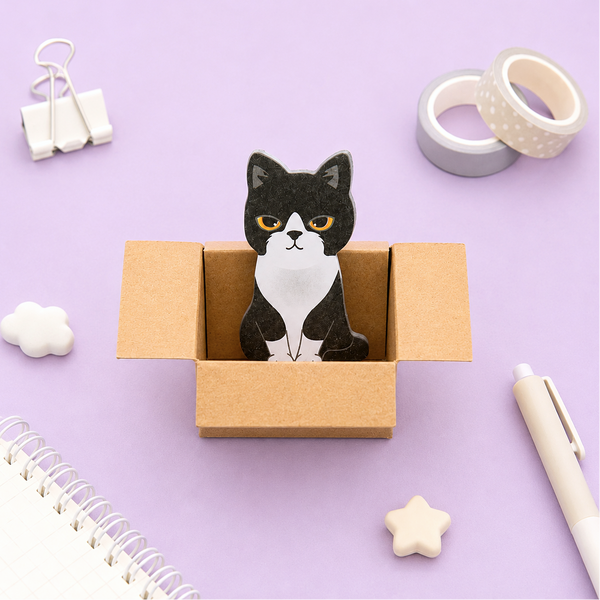 Kitty In A Box Sticky Notes