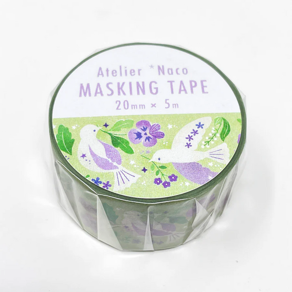 Atelier Naco Masking Tapes - Dove & Pansy