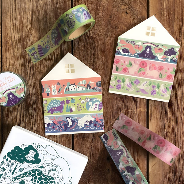 Atelier Naco Masking Tapes - Dove & Pansy