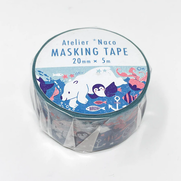 Atelier Naco Masking Tapes - Ocean Animals