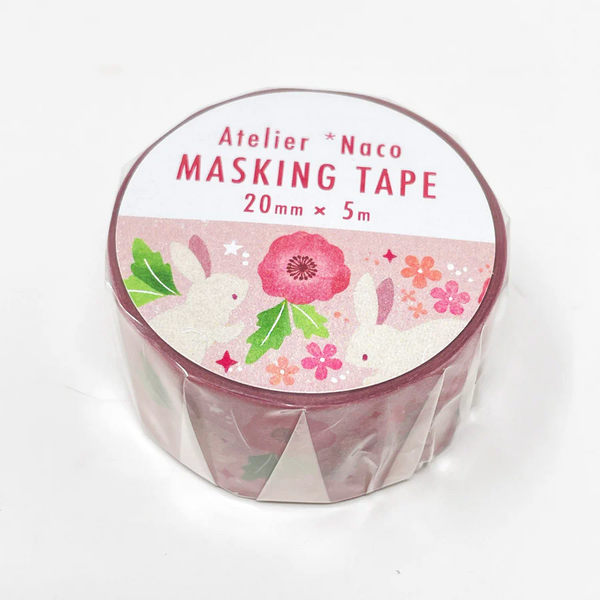 Atelier Naco Masking Tapes - Rabbit & Camelia