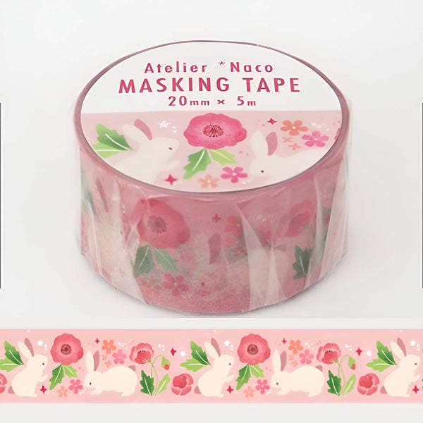 Atelier Naco Masking Tapes - Rabbit & Camelia