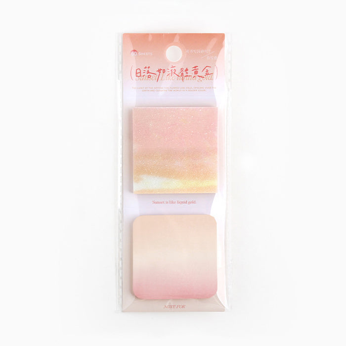 Aurora Glow Translucent Sticky Notes | Kawaii Pen Shop