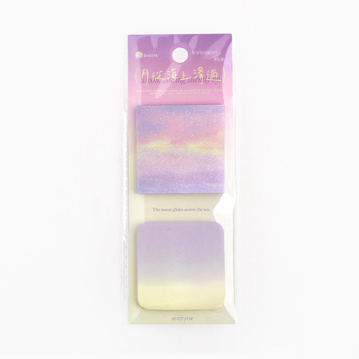 Aurora Glow Translucent Sticky Notes | Kawaii Pen Shop