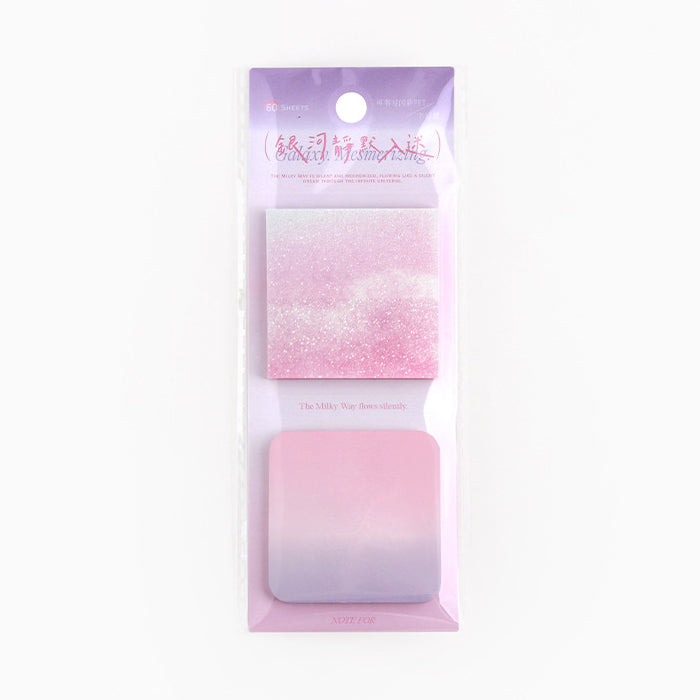 Aurora Glow Translucent Sticky Notes | Kawaii Pen Shop