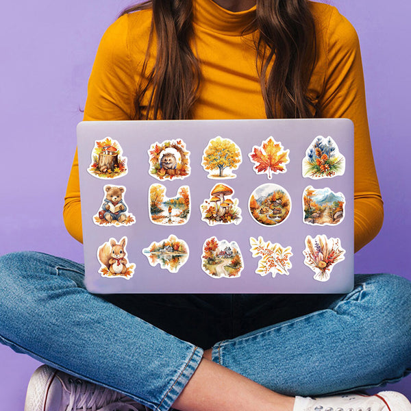 Autumn Nature & Forest Critters Stickers