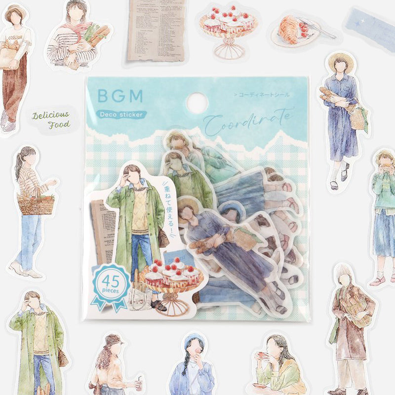 BGM Daily Style Stickers - On The Way From Bakery