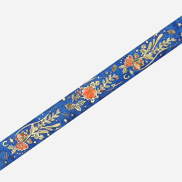 BGM Christmas Masking Tape - Limited Edition - Flower Decorations