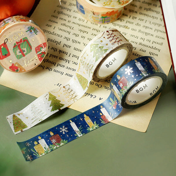 BGM Christmas Masking Tape - Limited Edition - Christmas Candles
