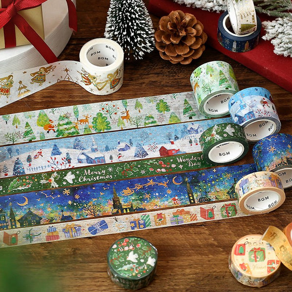 BGM Christmas Masking Tape - Limited Edition - Snowman