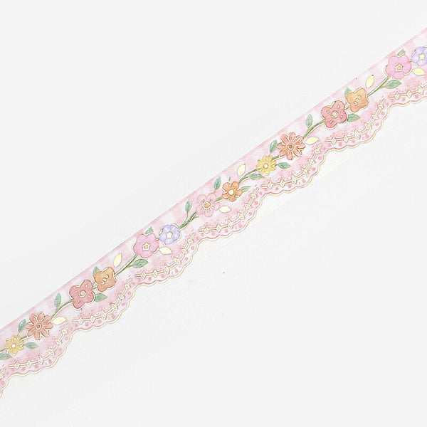 BGM Masking Tape - Pink Floral Lace