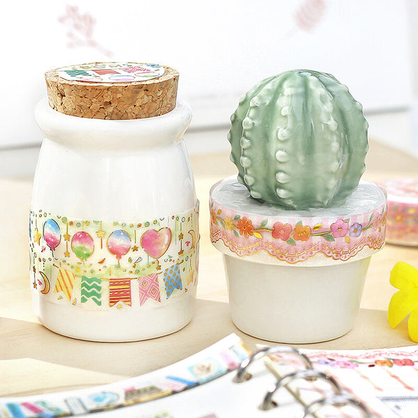 BGM Masking Tape - Pink Floral Lace
