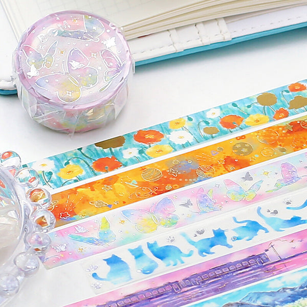 BGM Rainbow Masking Tape - Butterflies