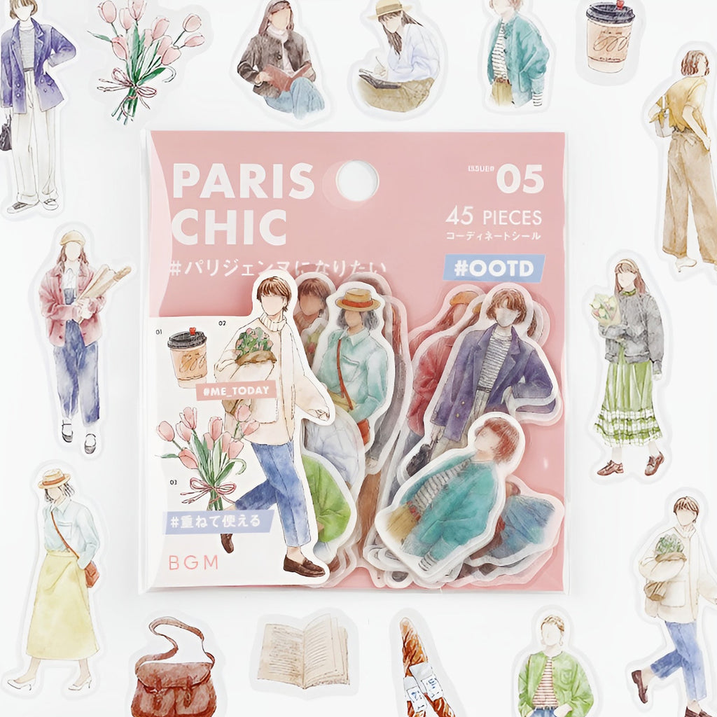 BGM #OOTD Stickers - Parisienne